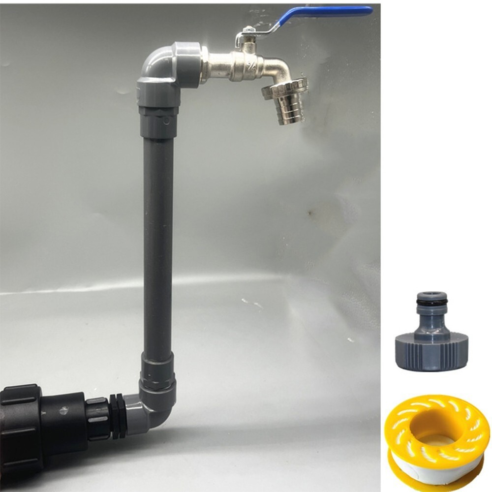 IBC Adapter Robust Brass Material Versatile Applications Irrigation Accessory