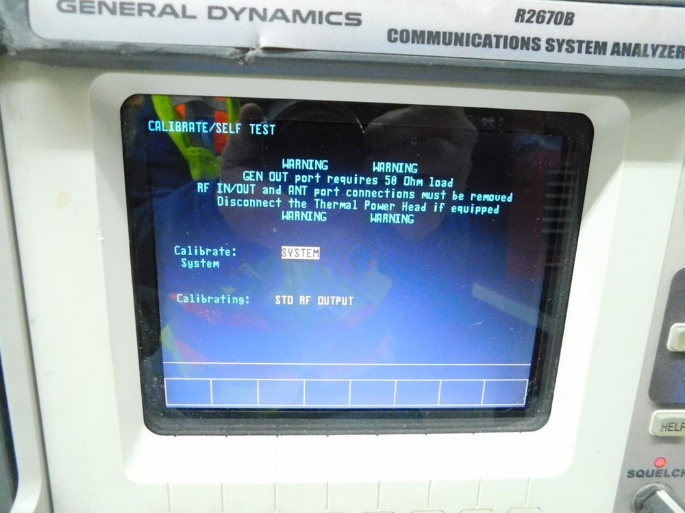 GENERAL DYNAMICS R2670B COMMUNICATIONS SYSTEM ANALYZER M7380