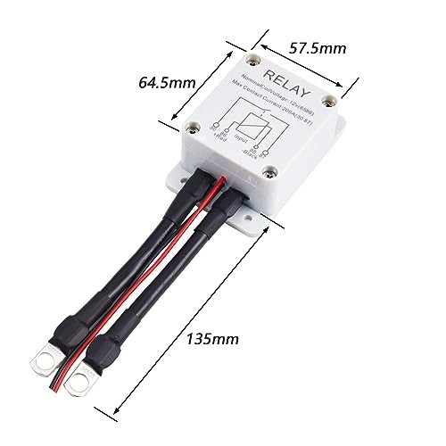 Remote Battery Disconnect Switch,DC12V 200A Wireless Remote Control ABS switch