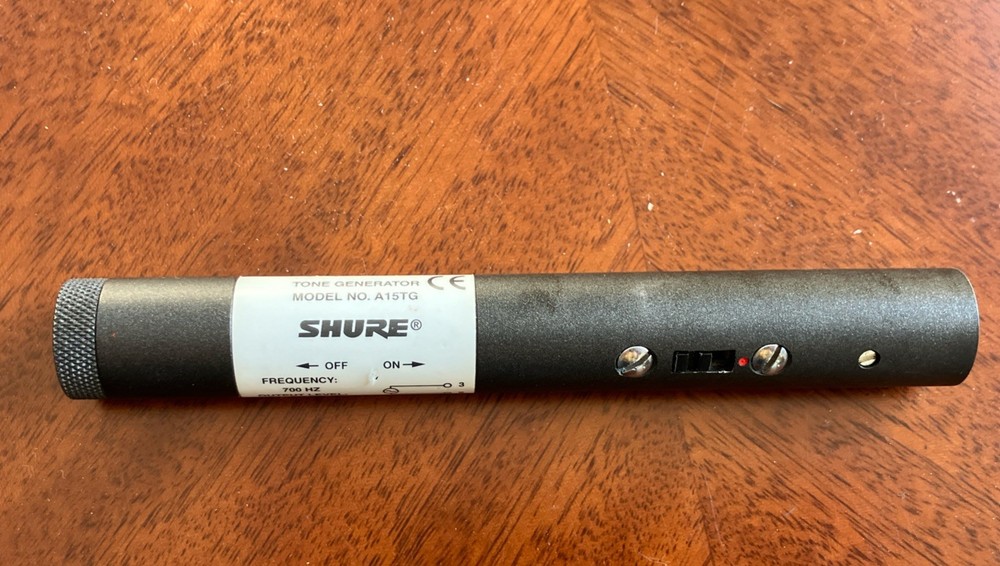Shure A15TG Microphone Input Tone Generator