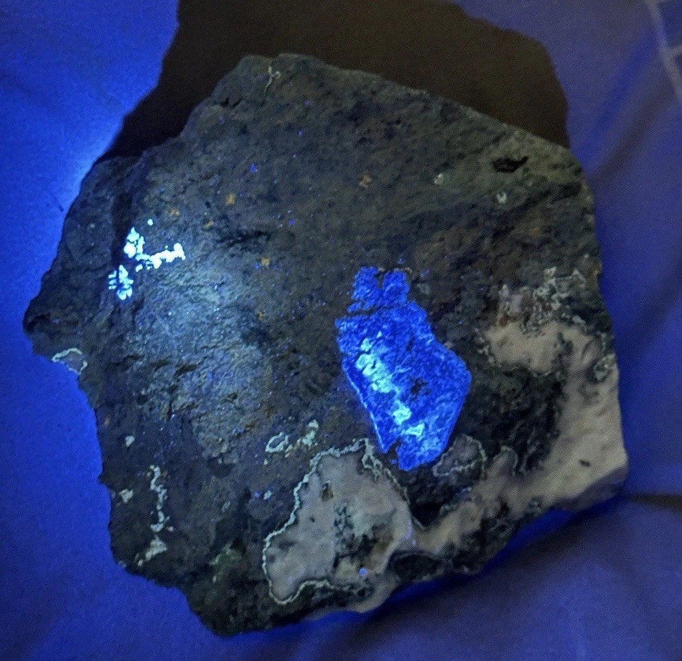 Rare Benitoite Cabinet Size Specimen