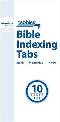 Large Print Bible Indexing Tabs - Silver: Bible Indexing Tabs