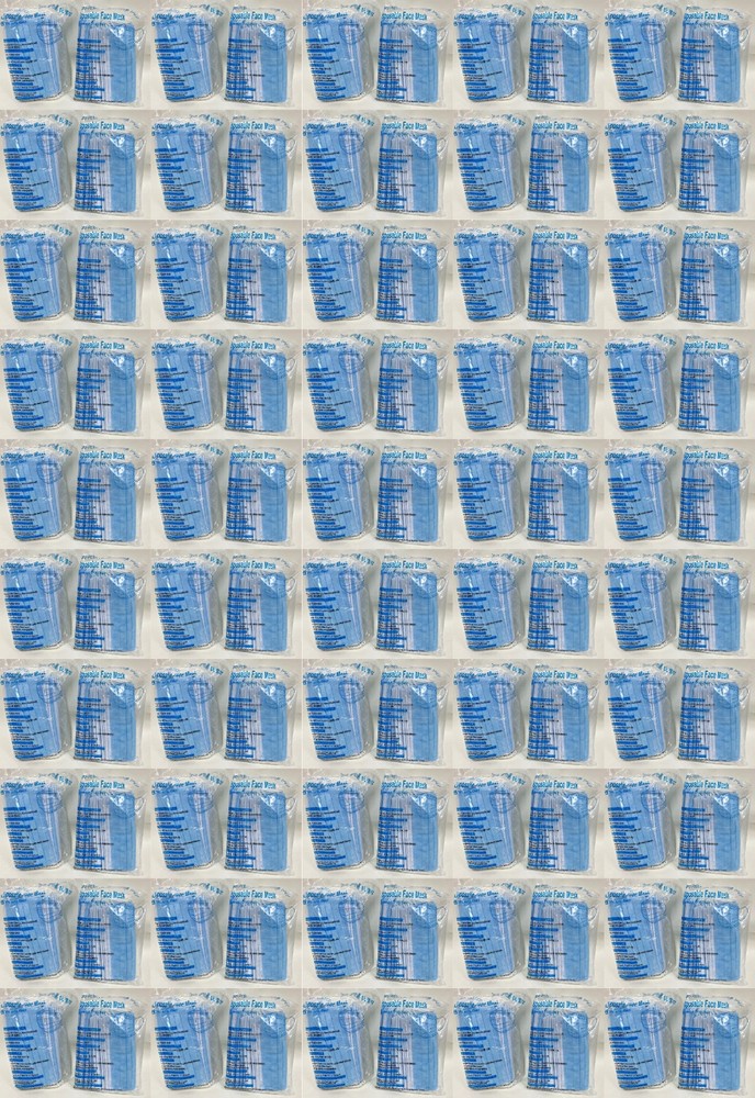 2500 PIECES Face Masks Blue Pack   TWO CENTS EACH