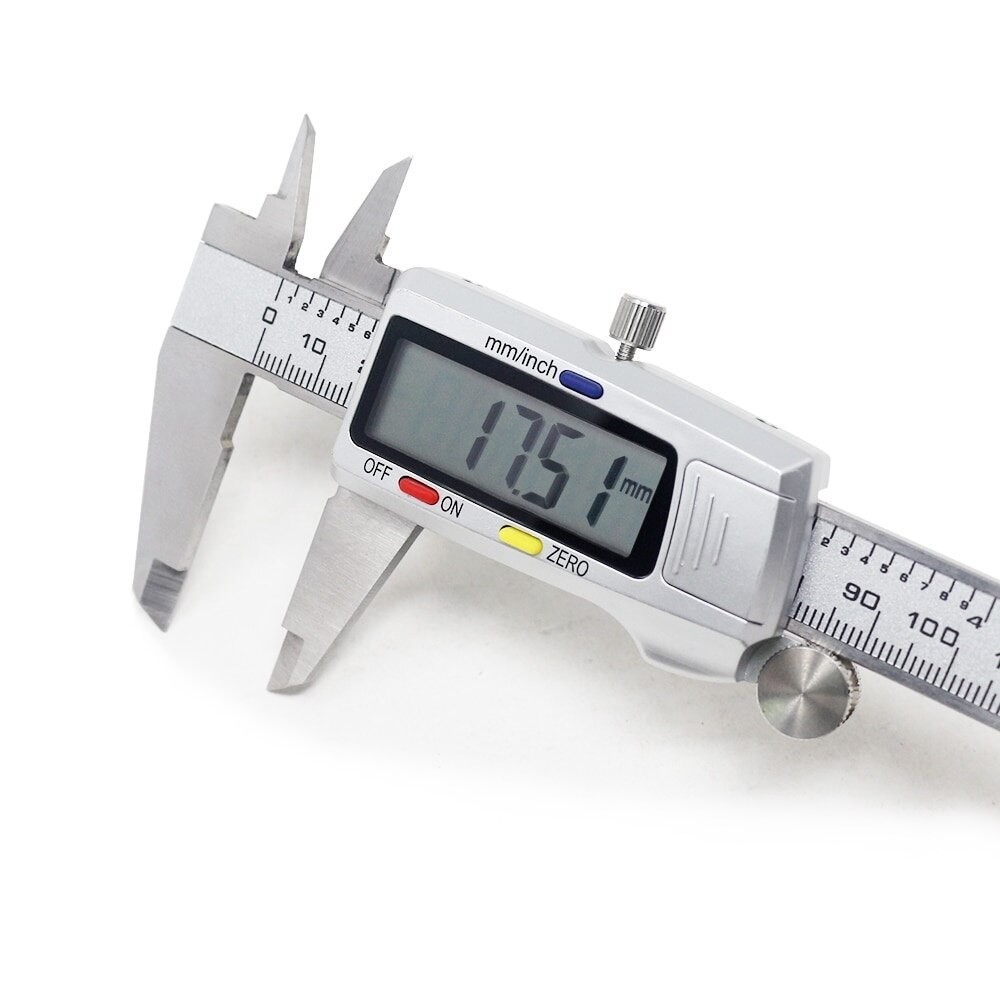 Digital steel vernier caliper 0-150mm, large LCD display