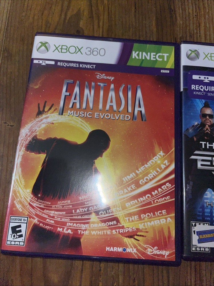 Xbox 360 Kinect Camera With Games - Kinect Games Bundle