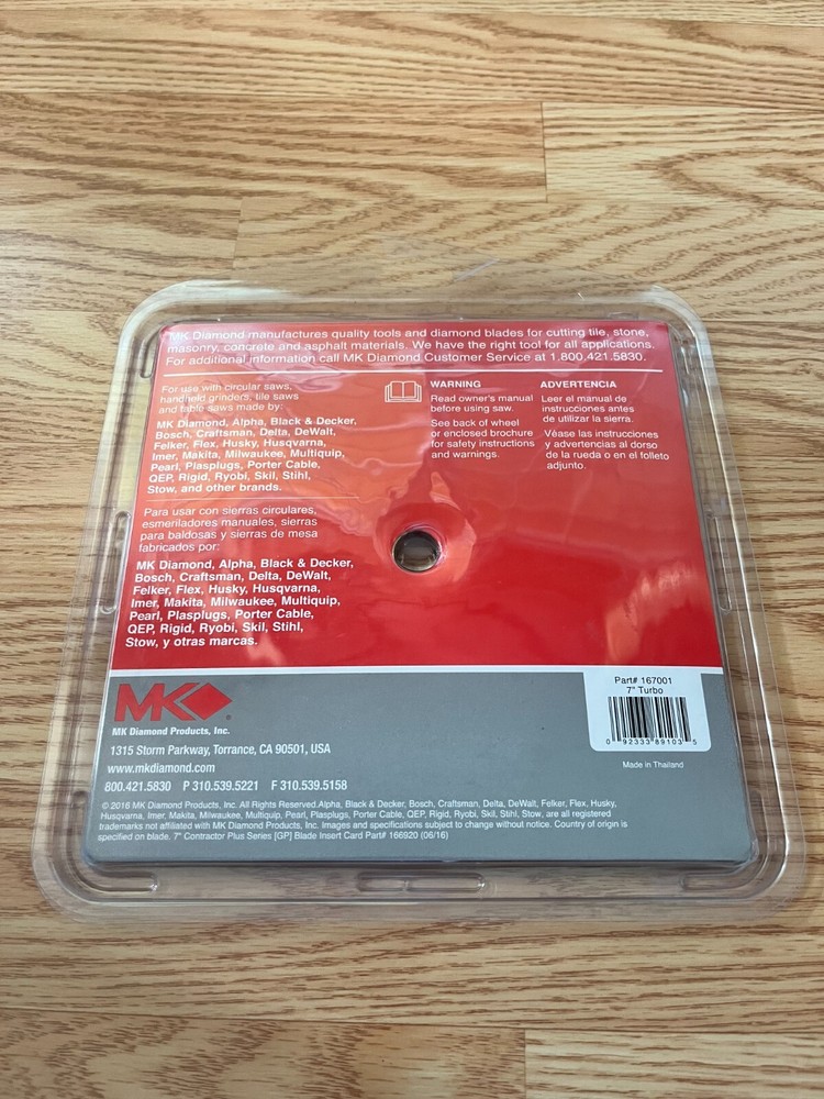 MK Diamond Blade 7'' General Purpose