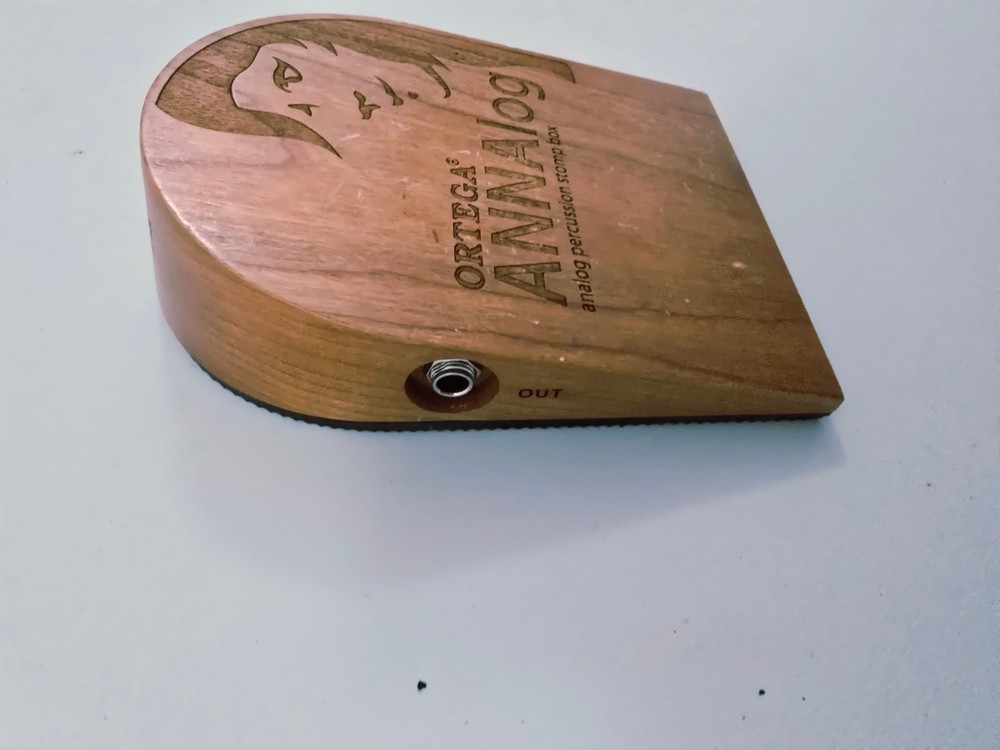 Ortega ANNALOG Percussion Stomp Box Foot Percussion Pedal Untested