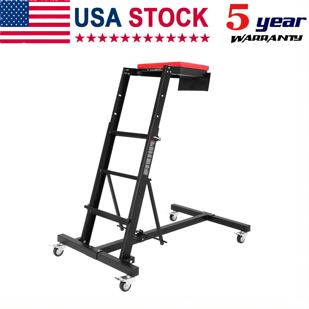 🔥45 - 66 in Adjustable Height Foldable Automotive Engine Topside Rolling Creepe