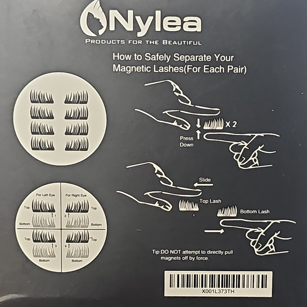 Nylea Magnetic Lash 2 Pair False Lashes Eye Lash