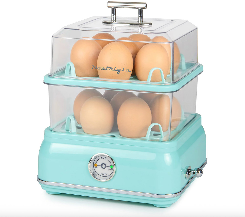 Nostalgia Classic Retro 14-Capacity Egg Cooker
