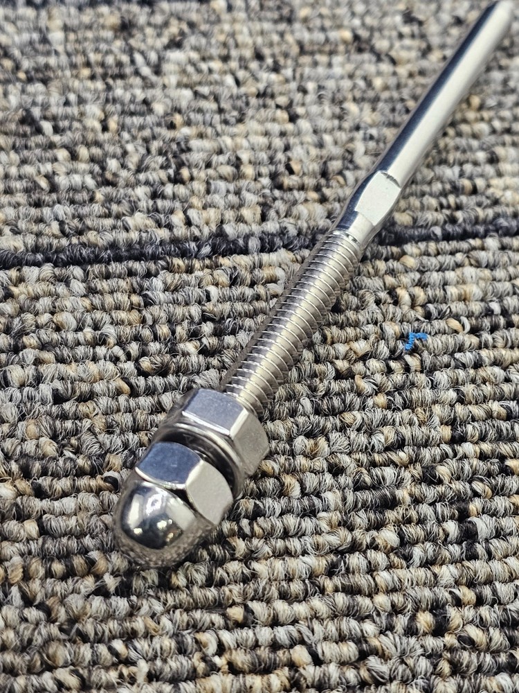 (QTY 60) Muzata CR23: 1/8" Cable Railing Hardware Assembly