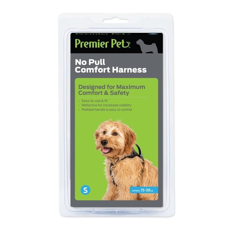 No Pull Dog Harness Reflective Adjustable Comfort Control Harness Walking New