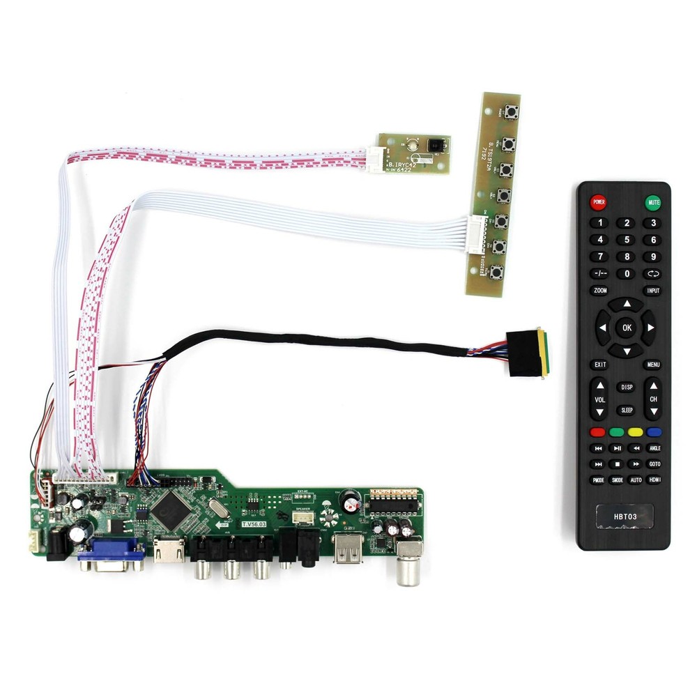 HD VGA AV USB   LCD Controller Board For LT131DEVHV00 LP125WH2 SLB1 LCD Panel