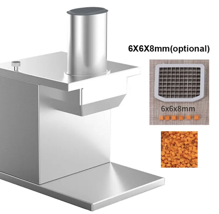 Fruit Vegetable Dicer Dicing Machine Cutting Carrot Potato Onion Cube Cutter