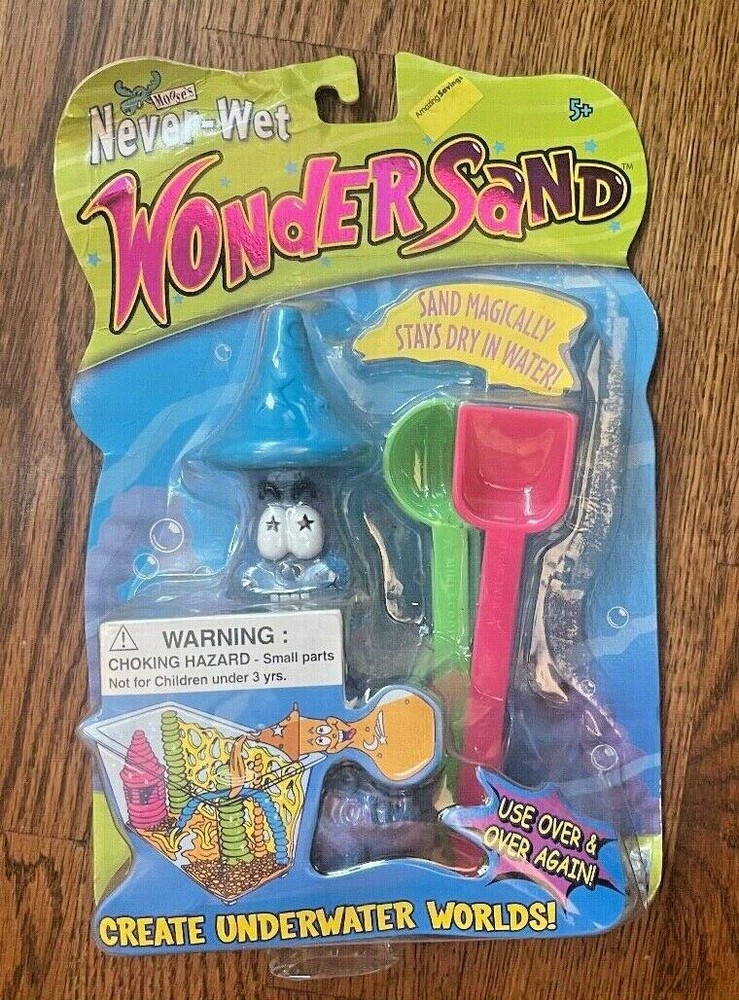 Wonder Sand Blue Spinmaster Mooses Never Wet New