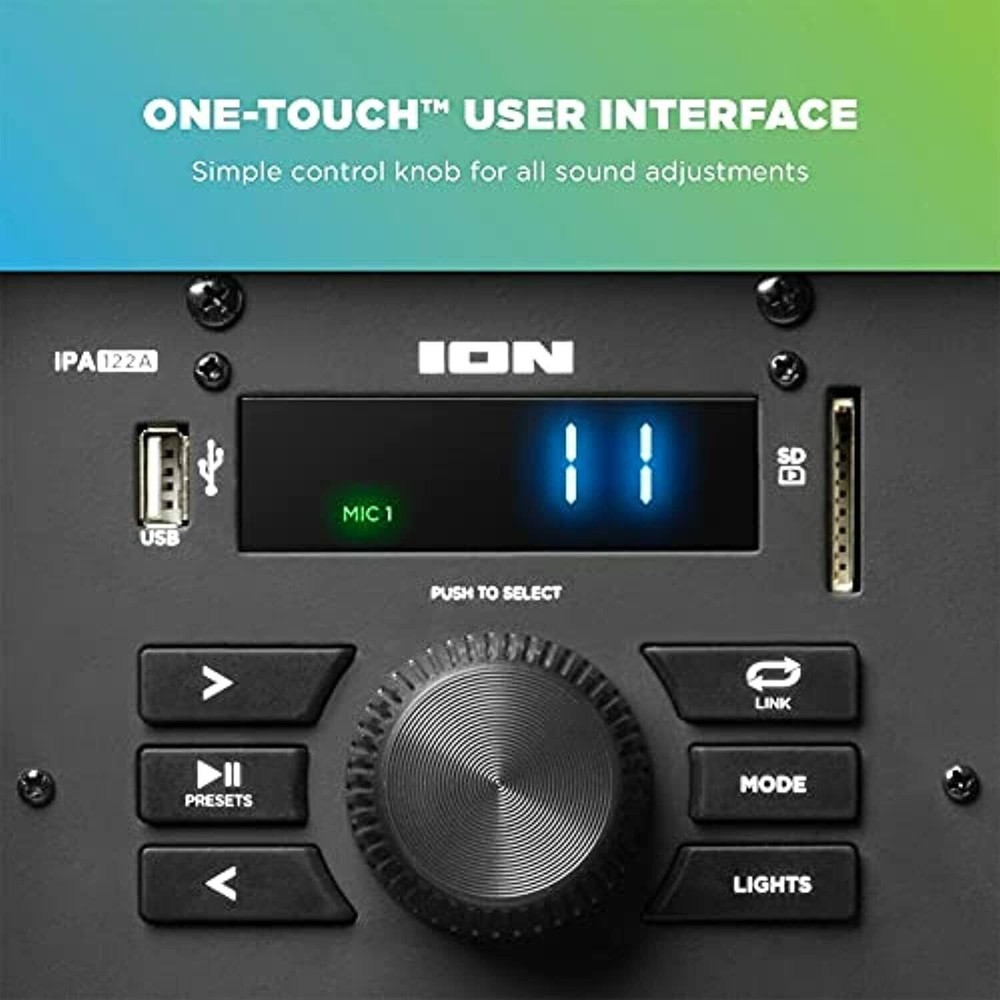 Ion Audio Total PA Glow Max Reconditioned