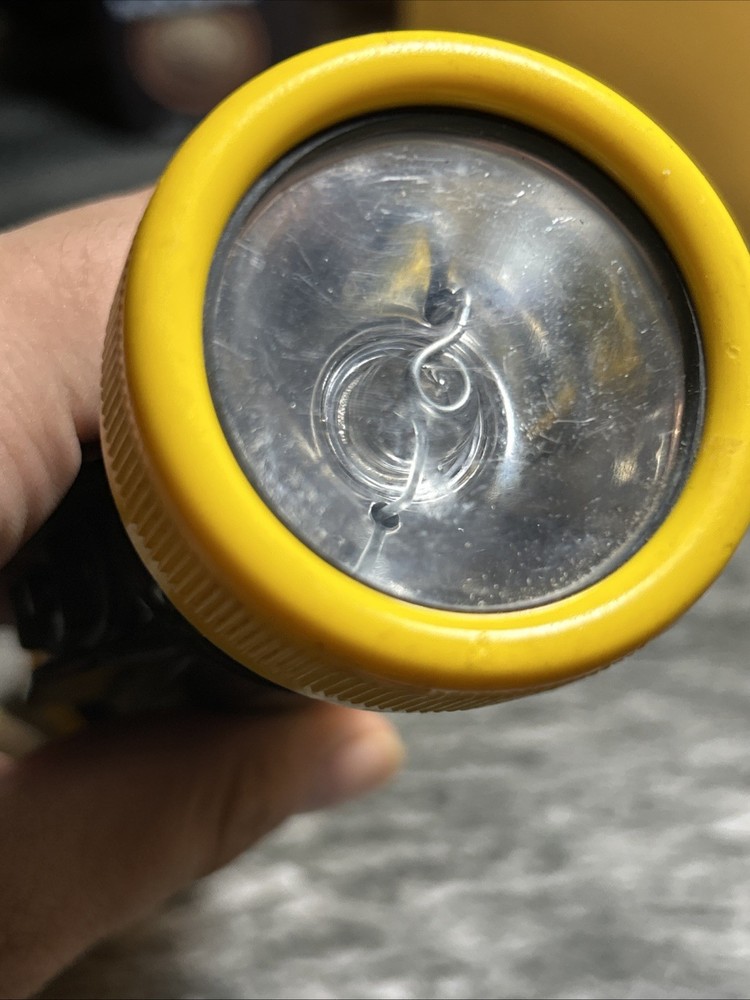 Vintage U.S. Permissible Electric Mining Fulton Flashlight Untested