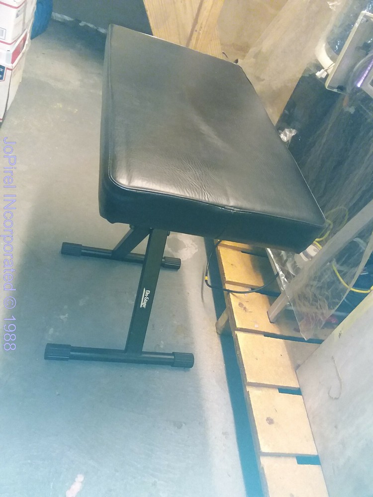 Foldable Bench for Musical Production Sessions