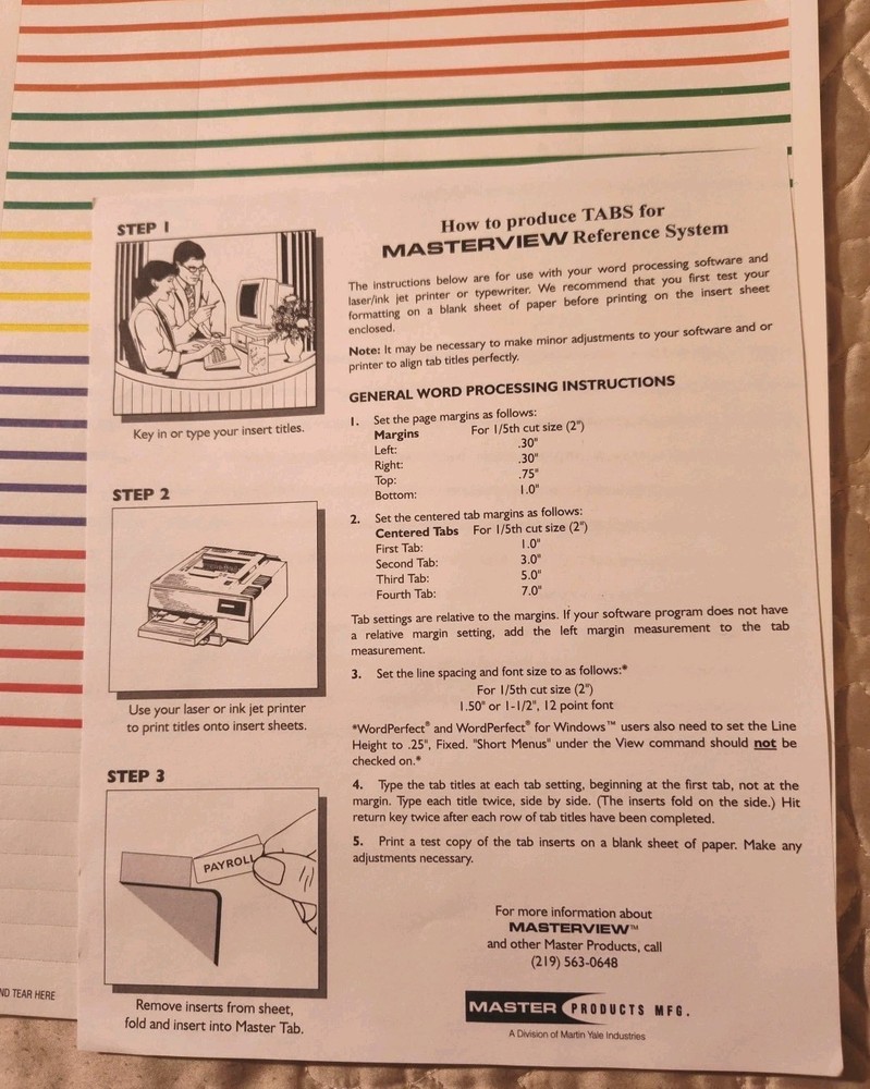 Master View Lite ML10 Single Sheet Referencing System, ​10 Sleeves Martin Yale