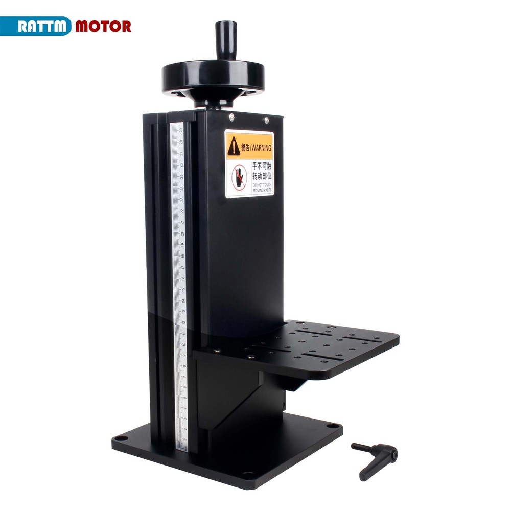 CN SHIP】LZ-1000mm Z-axis Manual Column Lifting Platform Stage Sliding Table