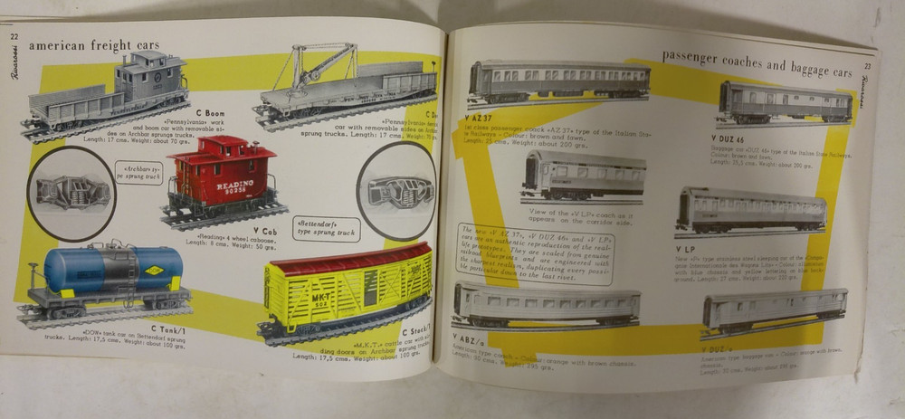 Rivarossi HO Scale 1957 General Catalog