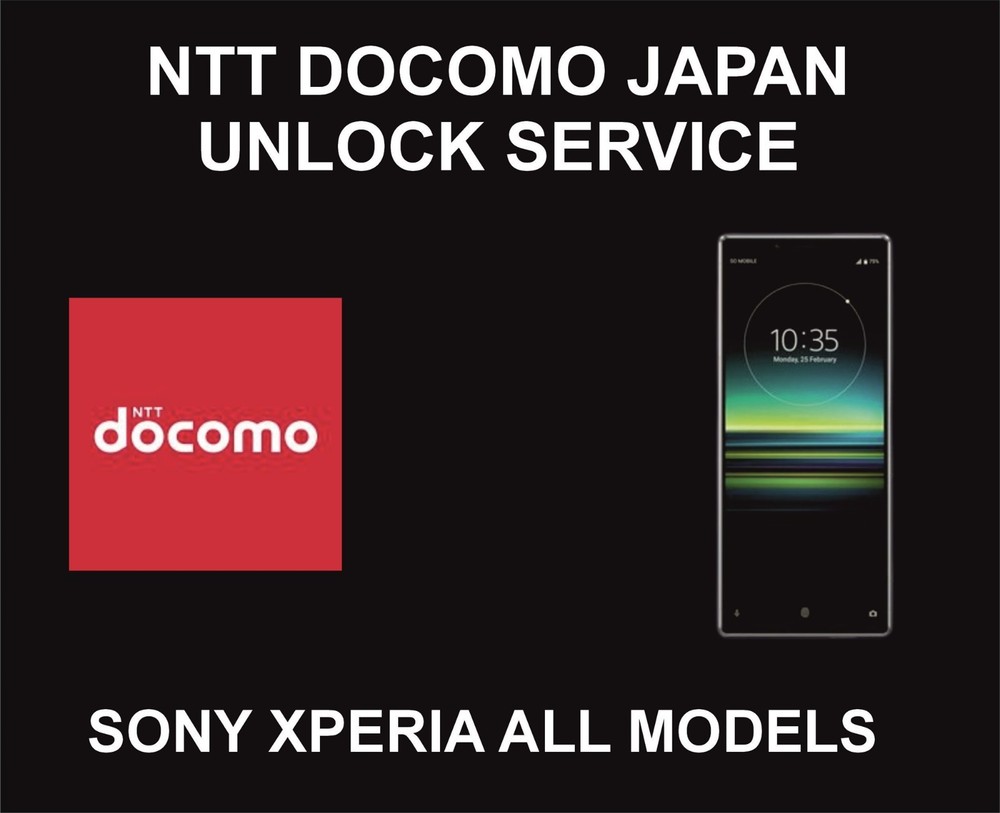 Ntt Docomo Japan Unlock Code, Sony Xperia All Models