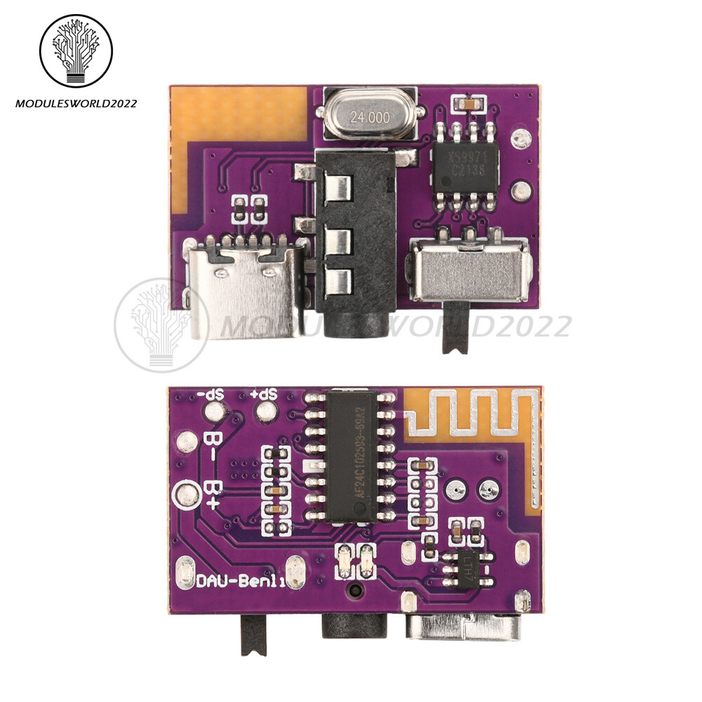 DC3.5V-5V 10W Type-C Bluetooth Mono Audio Amplifier Decoder Board TWS 3.5mm DIY