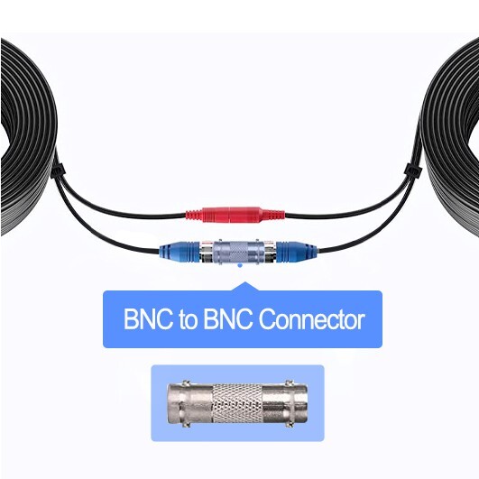 2pc 30m BNC DC POWER EXTENSION CABLE CCTV CABLE CAMERA VIDEO SECURITY DATA LEAD