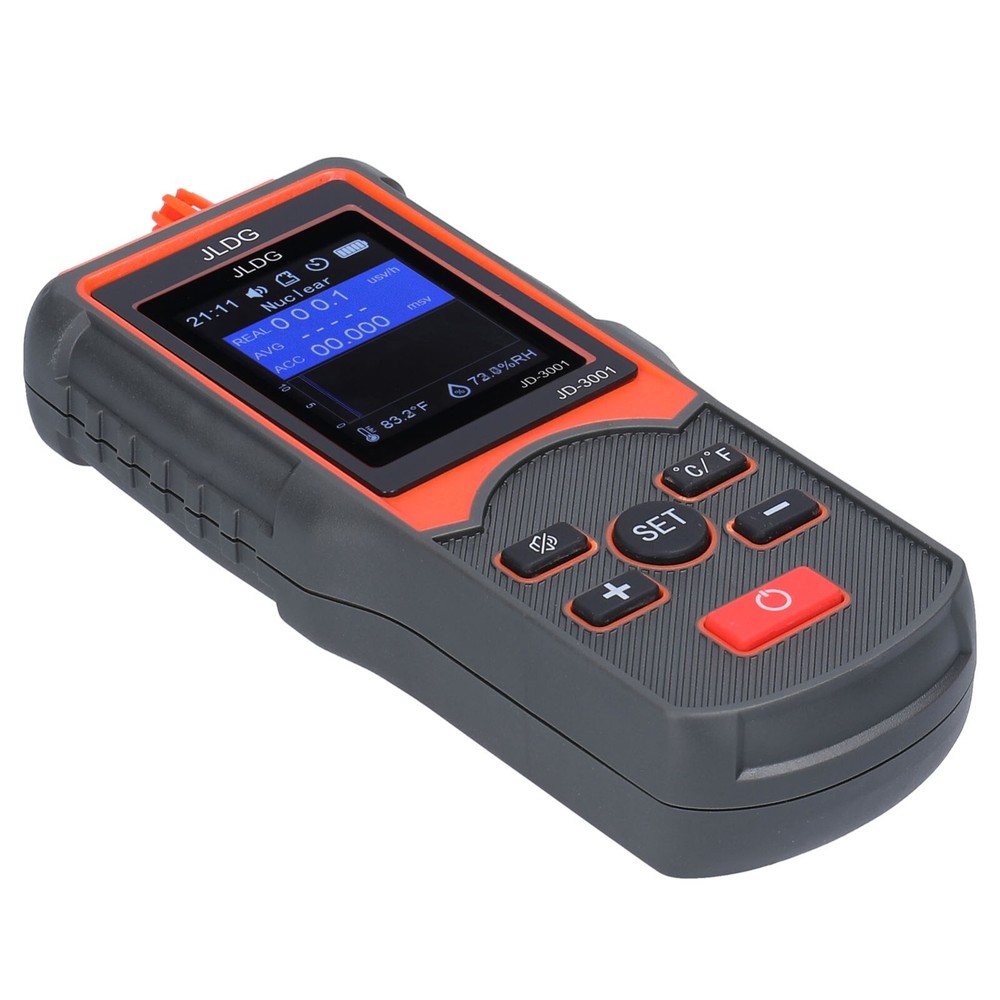 Geiger Counter and Electromagnetic Radiation Detector with Data Export Function