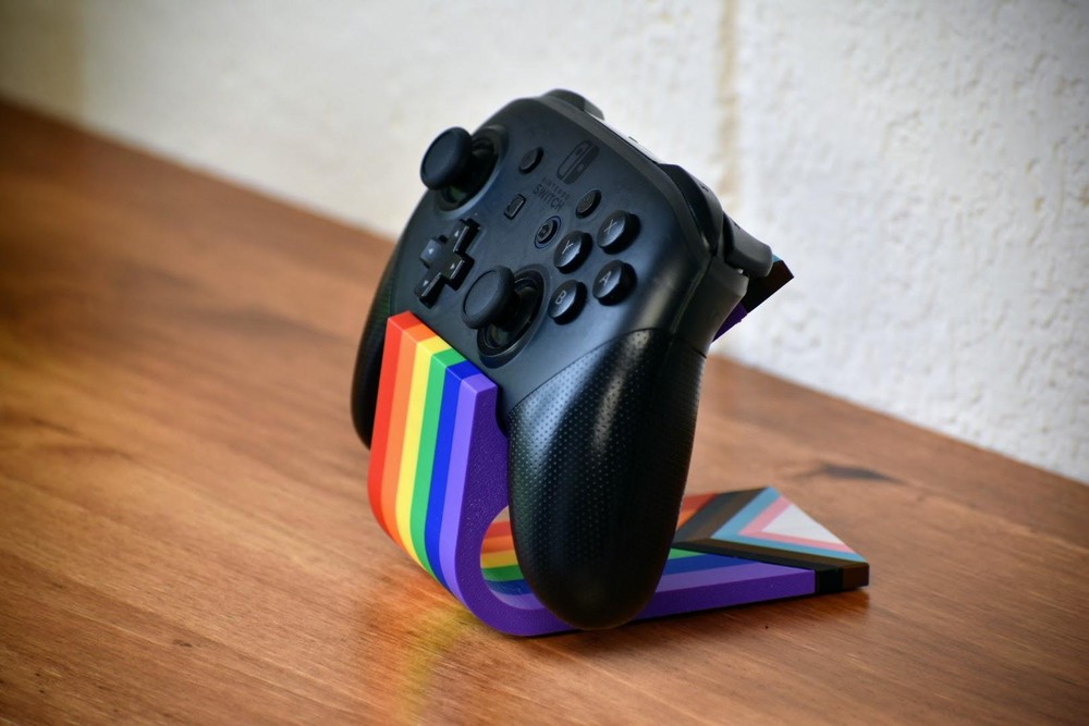 Pride Controller Stand - 3D Printed