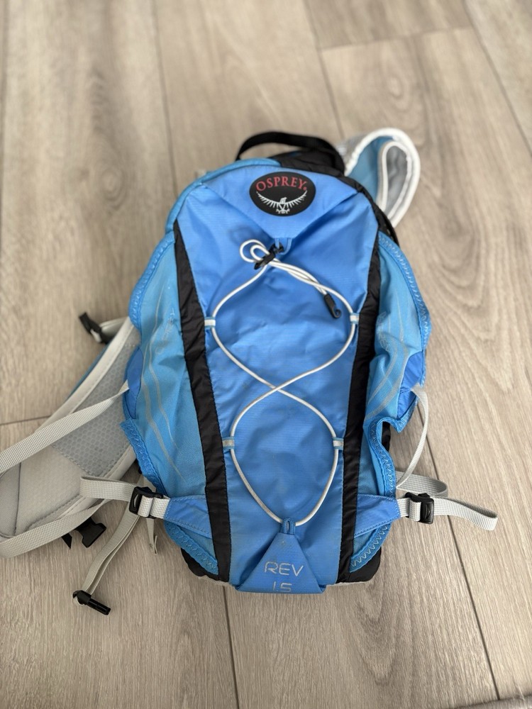 Osprey REV 1.5 Running Hydration Vest Pack Blue Trail Running Race Medium