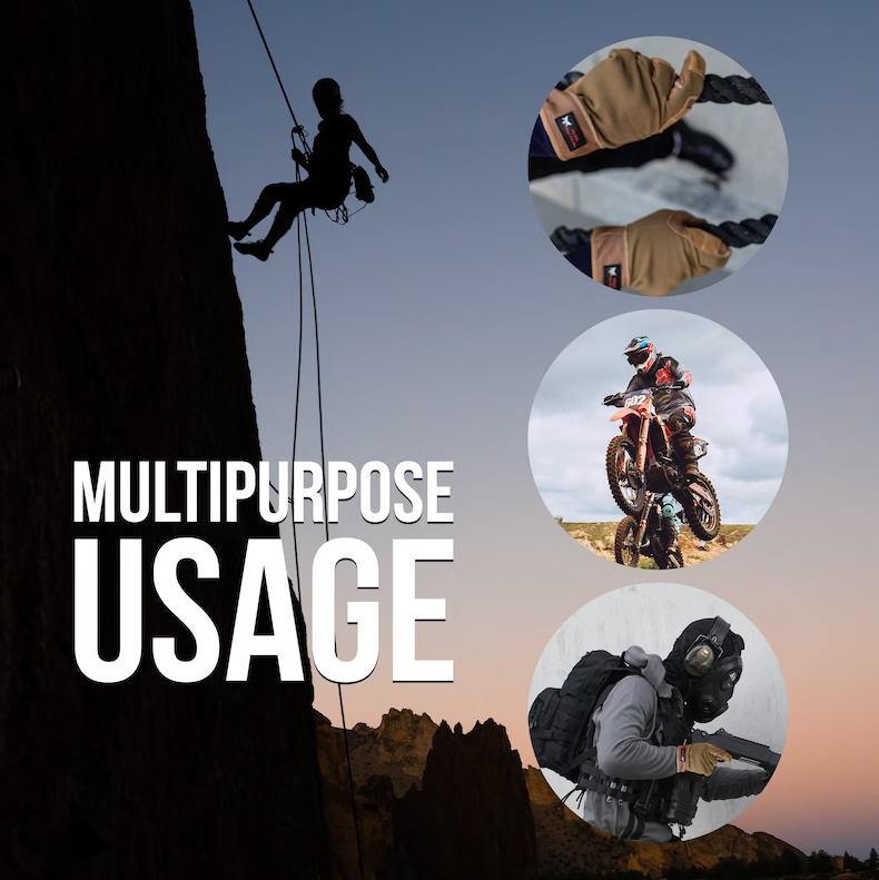 Rebel Tactical Rappel Gloves