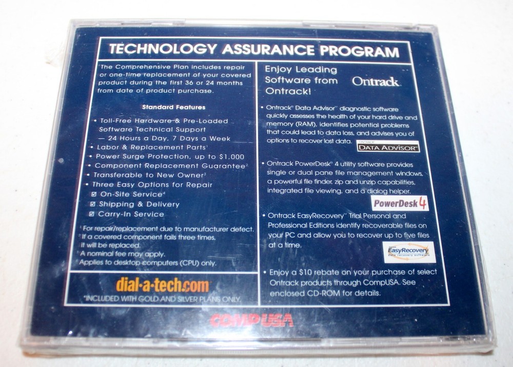 COMPUSA Technology Assurance Program Comprehensive Plan Windows 95 98 2000 NEW