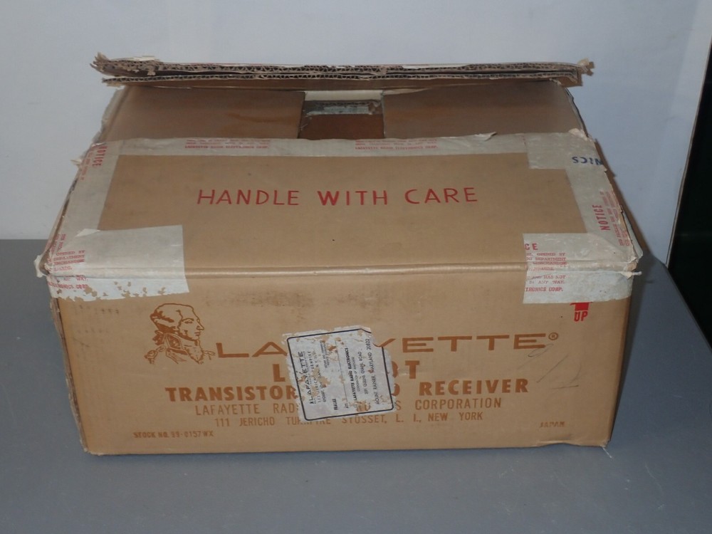 Original Lafayette LR-900T Receiver Boxes, Boxes Only