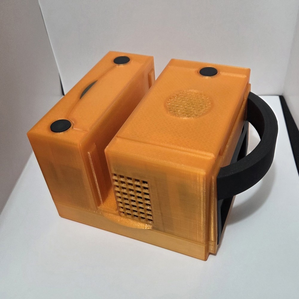 Orange GameCube Style Dock for Nintendo Switch V1 & Oled