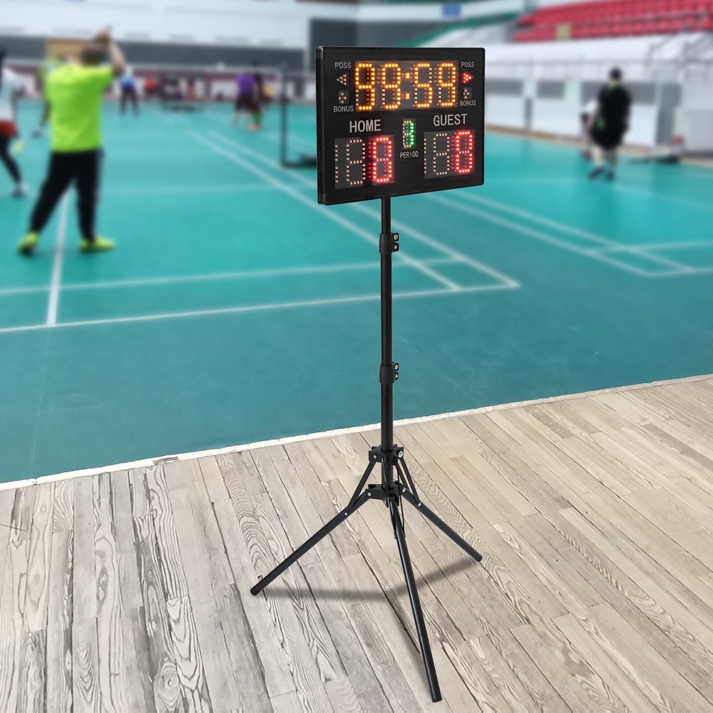 Electronic Digital Scoreboards with Timer Clock Led Scoreboard Free Standing