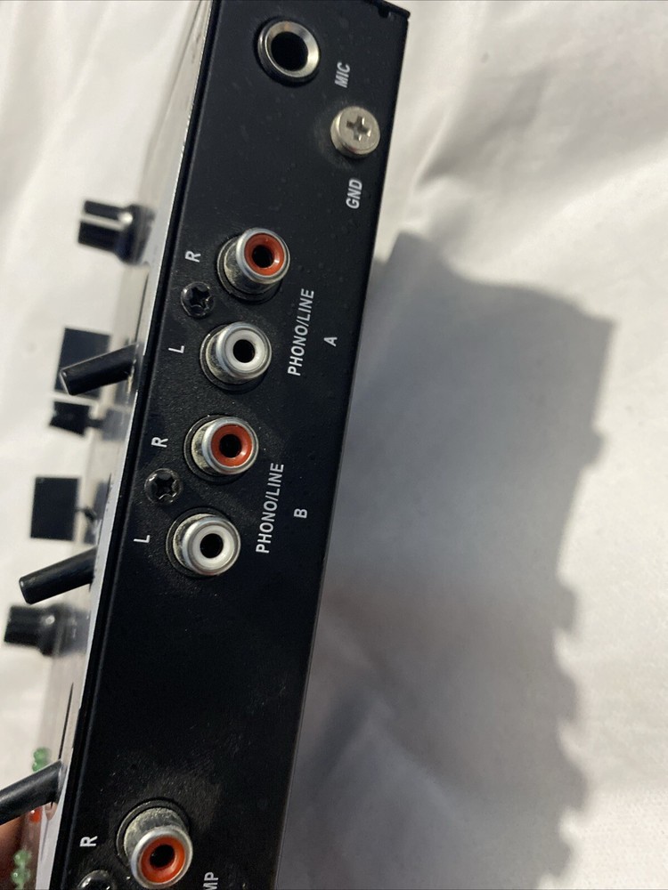 DAK 2800-PC Interface Stereo DJ Mixer w/power supply