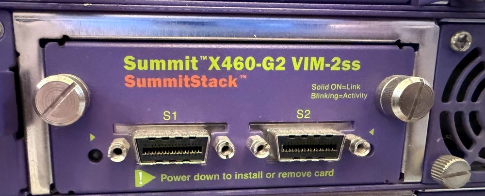 EXTREME NETWORKS X460-G2 VIM-2ss Summit-Stack -- 16713 Interface module