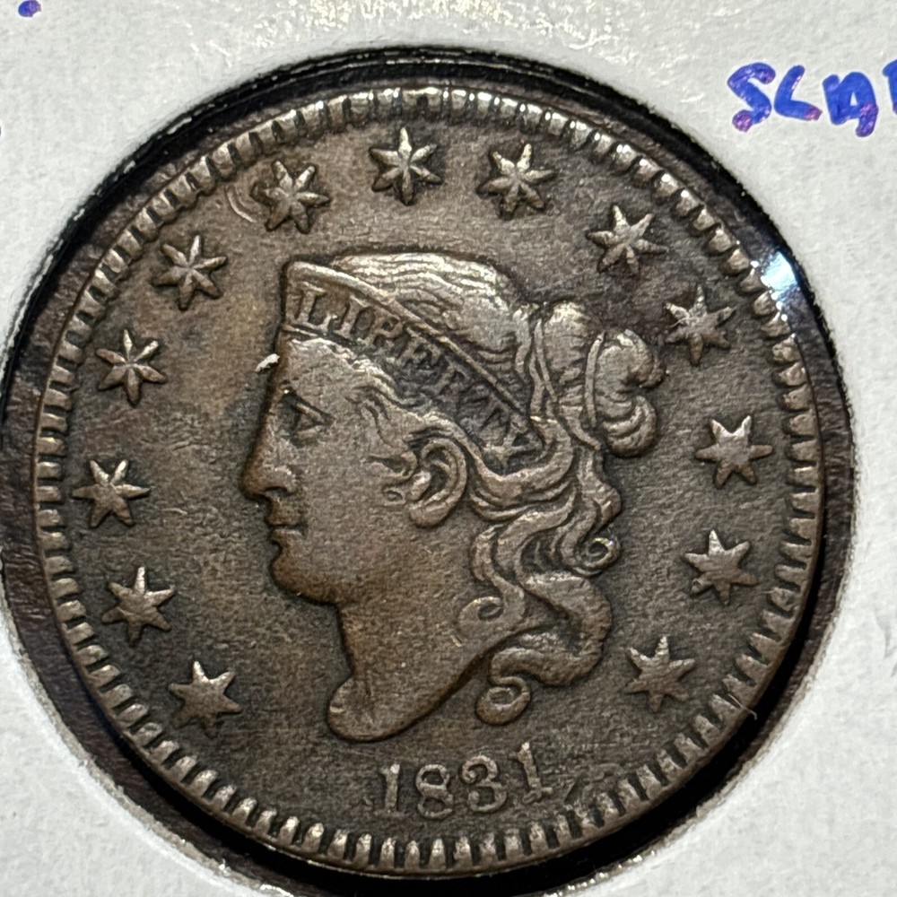 1831 Large cent N-5 Rarity 4