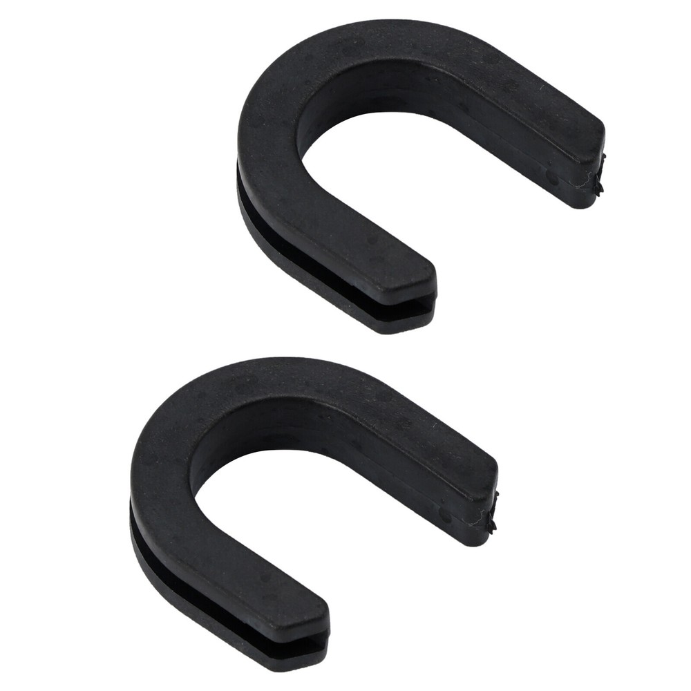 2X Luggage Rack Backrest Side Plate Mounting Bracket Grommet Bushing for Harley