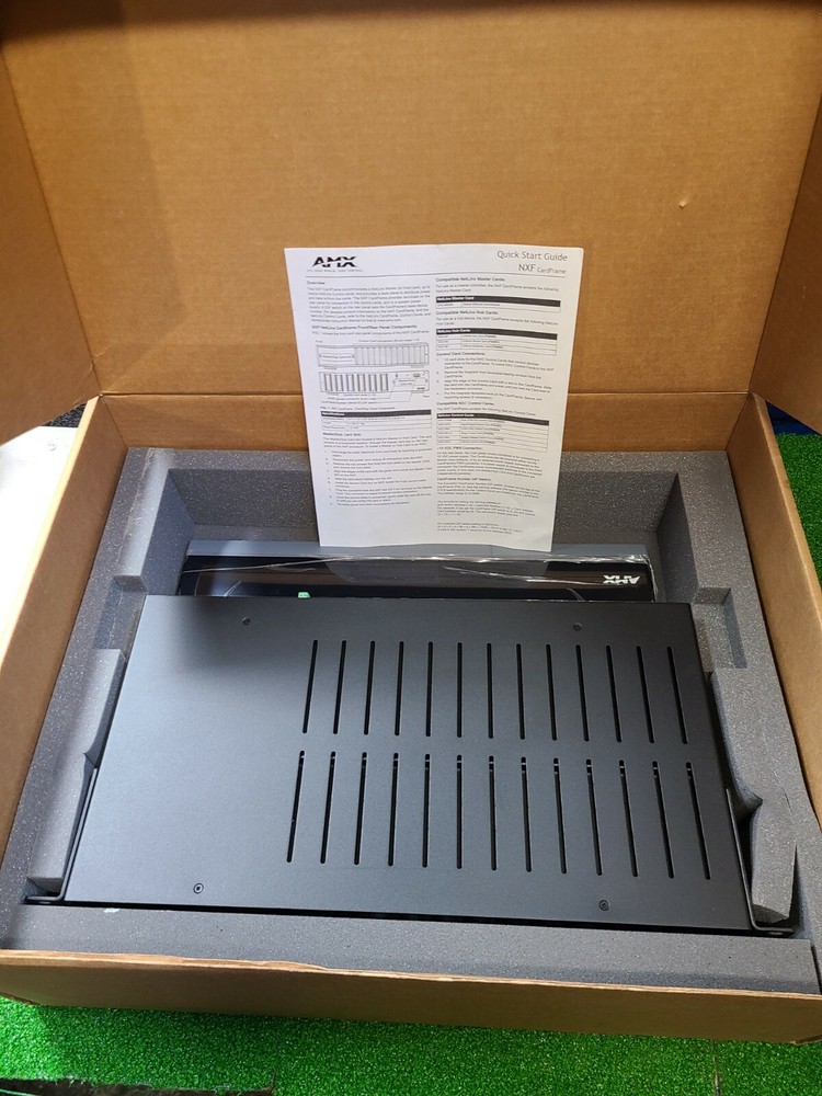 AMX NXF Cardframe Card Frame 12 Slot Front Access Integration Controller