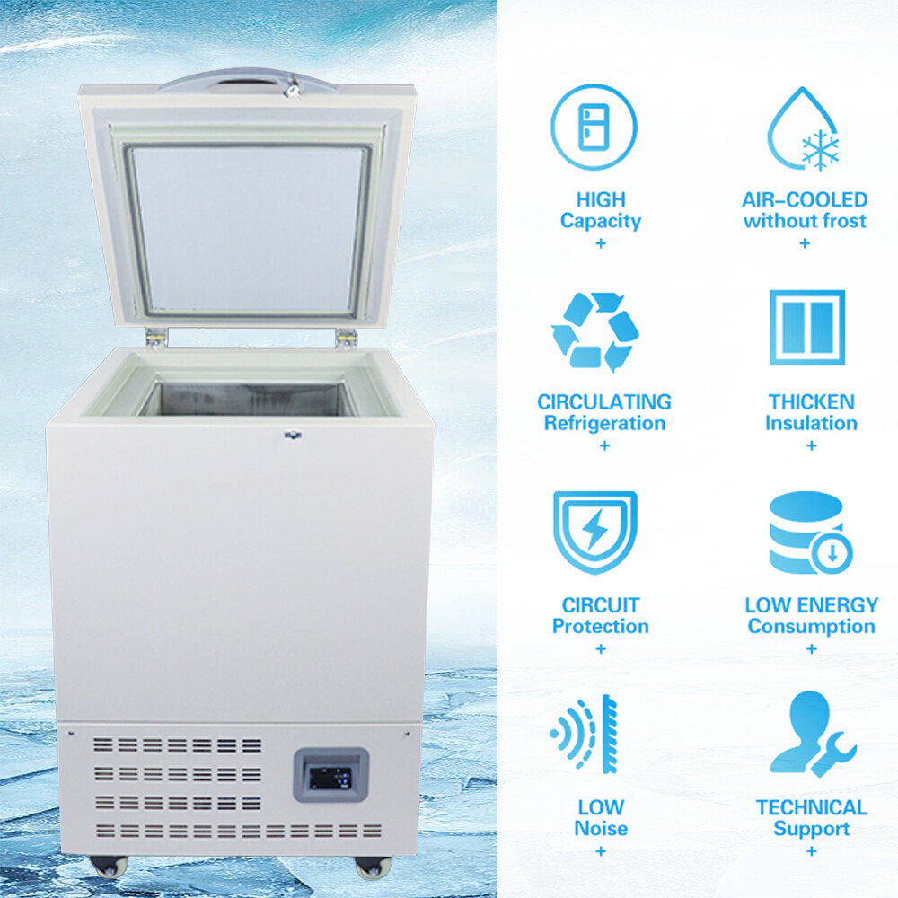 -86℃ Ultra-Low Temperature Freezer 58L Lab Freezer -112 ℉ Samples Flash Freezer