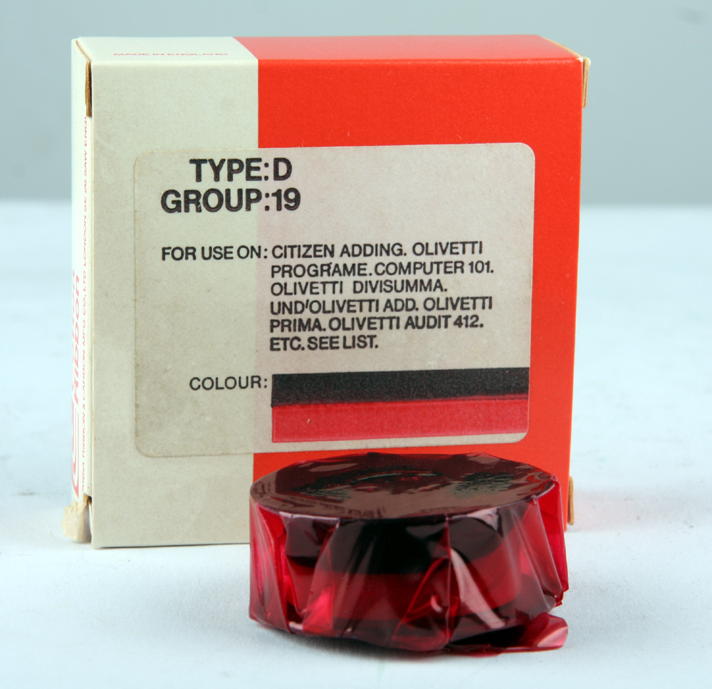 Vintage Commander Spooled Typewriter Ribbons various types
