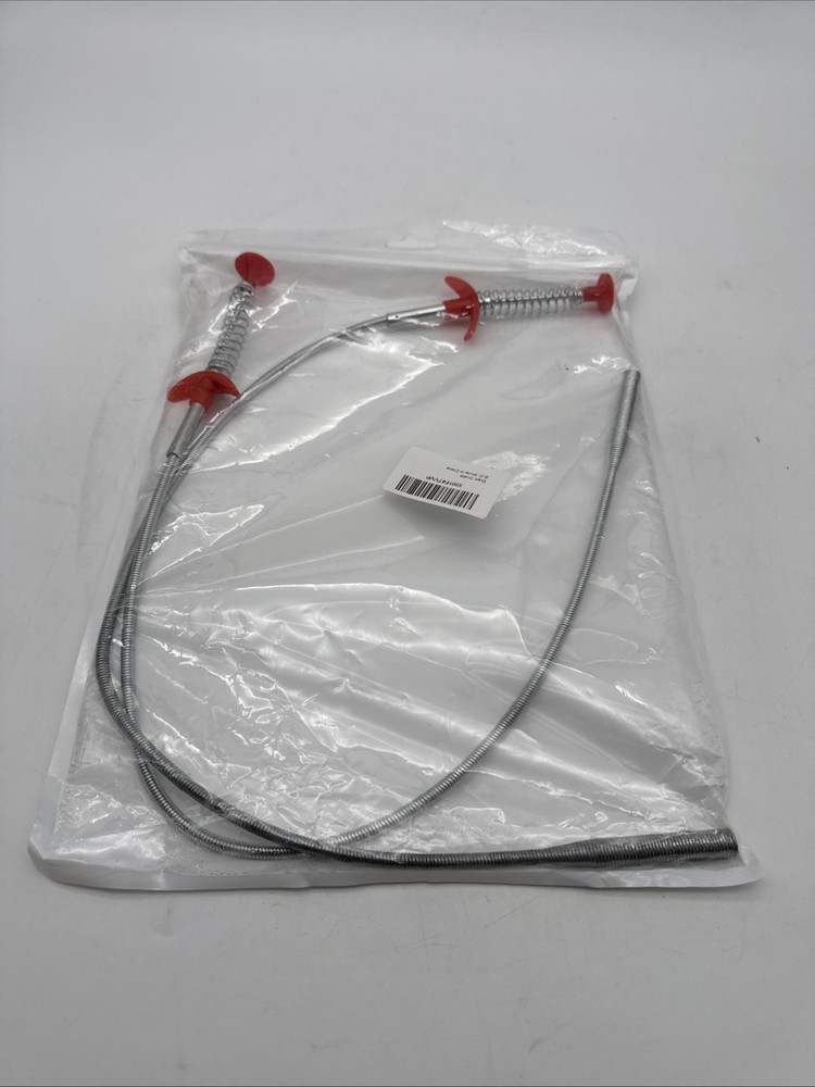 2 Pieces 21" Spring Pipe Dredging Tool Drain Snake Clog Remover Cleaner - NEW