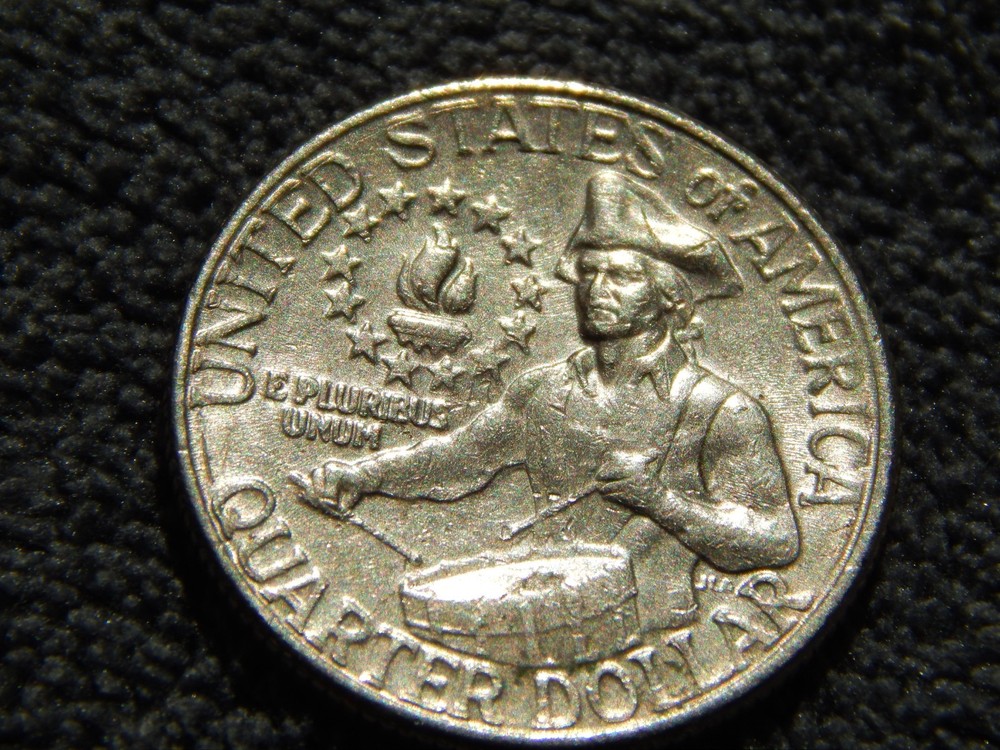 Bicentenial Quarter No Mint Mark Multiple Errors Reverse Side and Obverse side