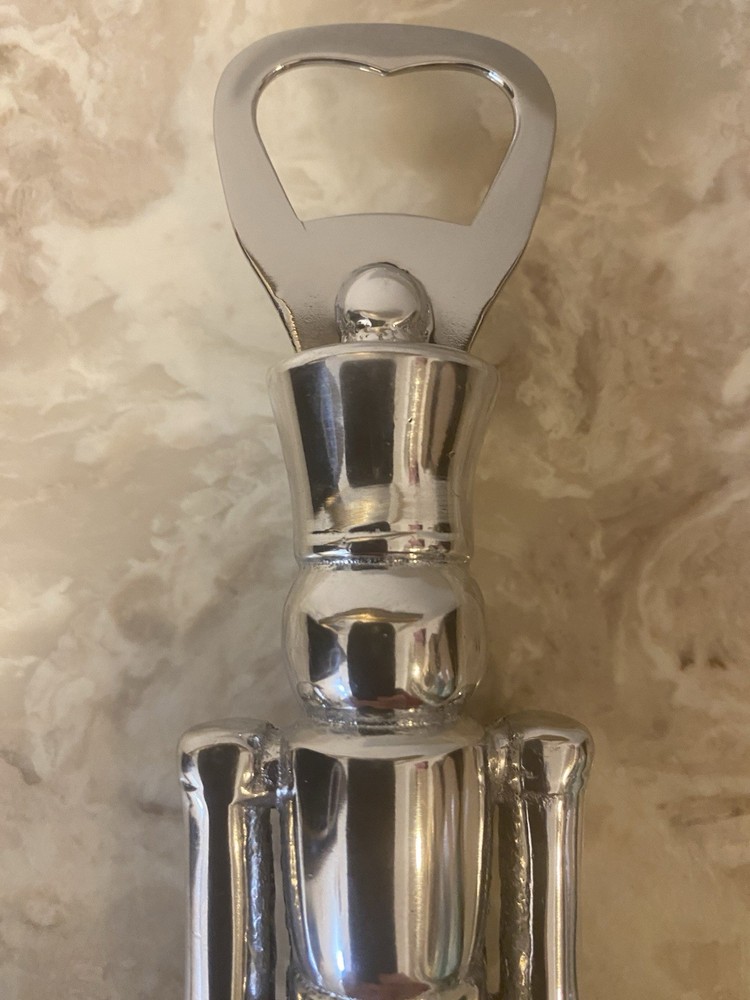Mariposa Nutcracker Bottle Opener Hand Made Silver Tone