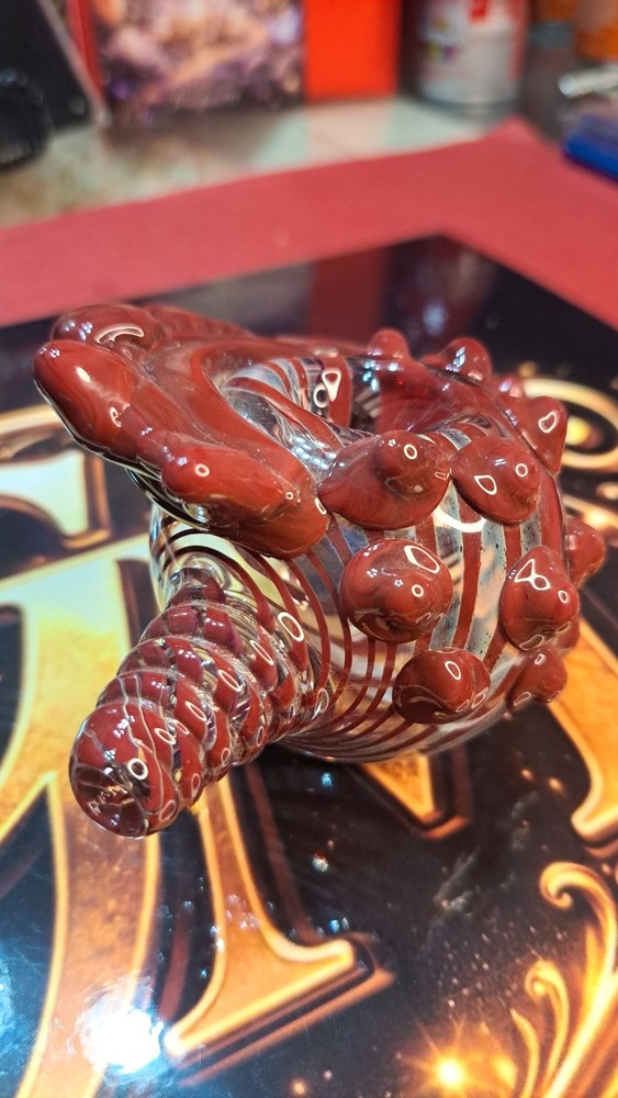Conch Shell Art Hand Blown Glass Pipe