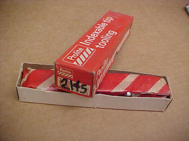 Prolite Indexable Tip Toolholder Type 2145 -Metal Lathe NOS