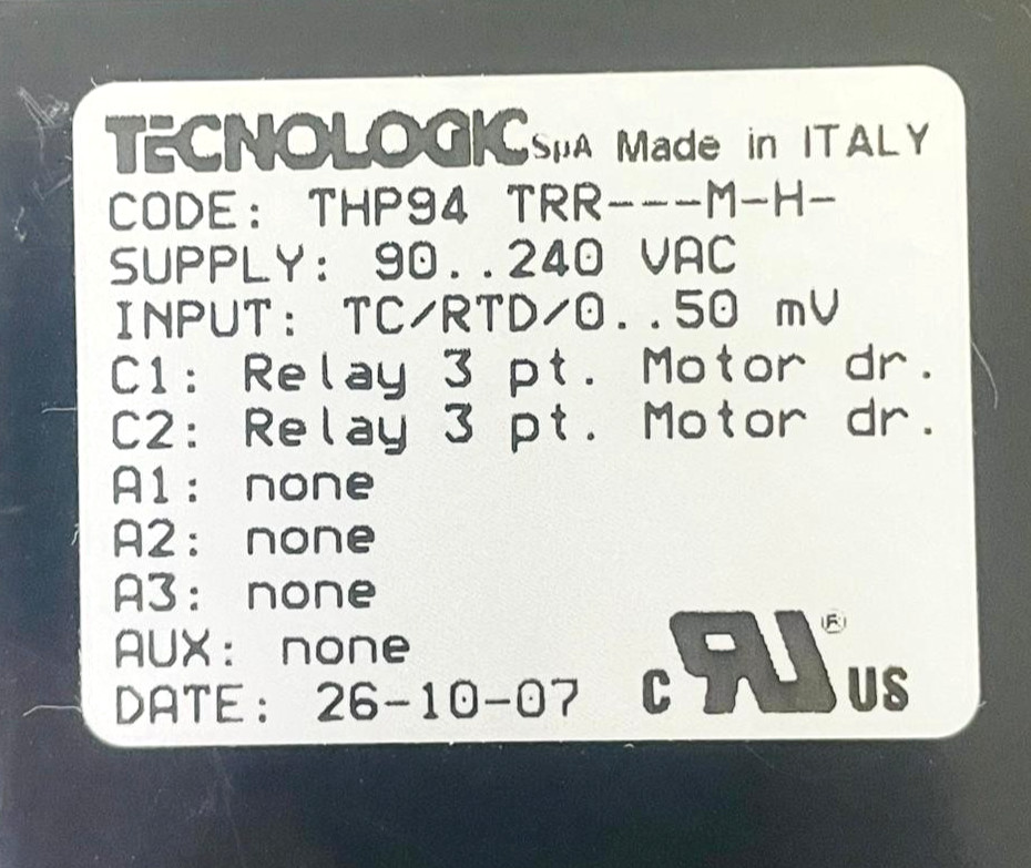 TECNOLOGIC THP94 TRR---M-H- Temperature Controller THP94