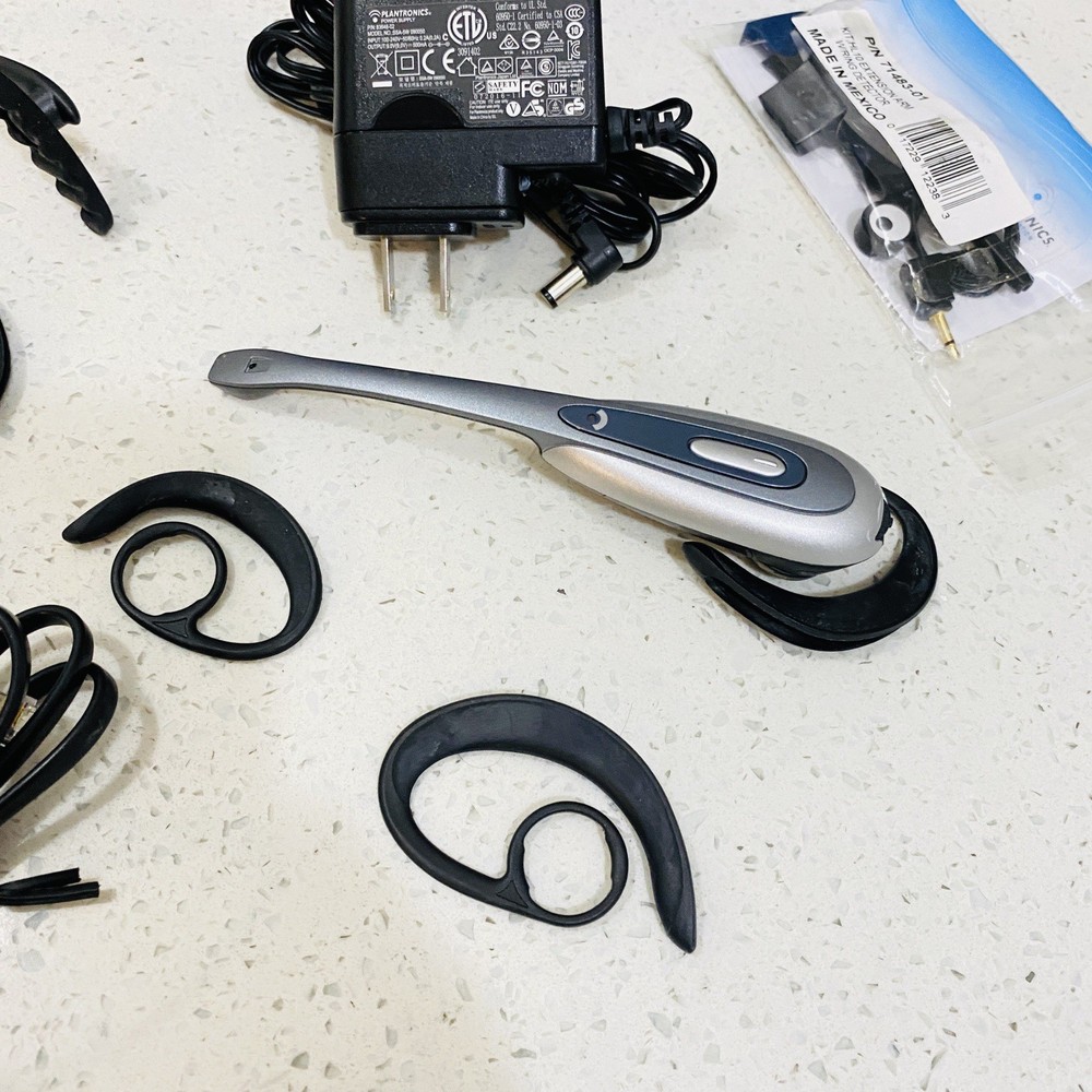 Plantronics CS50 Wireless Office Headset System Tested Works Nice Condition